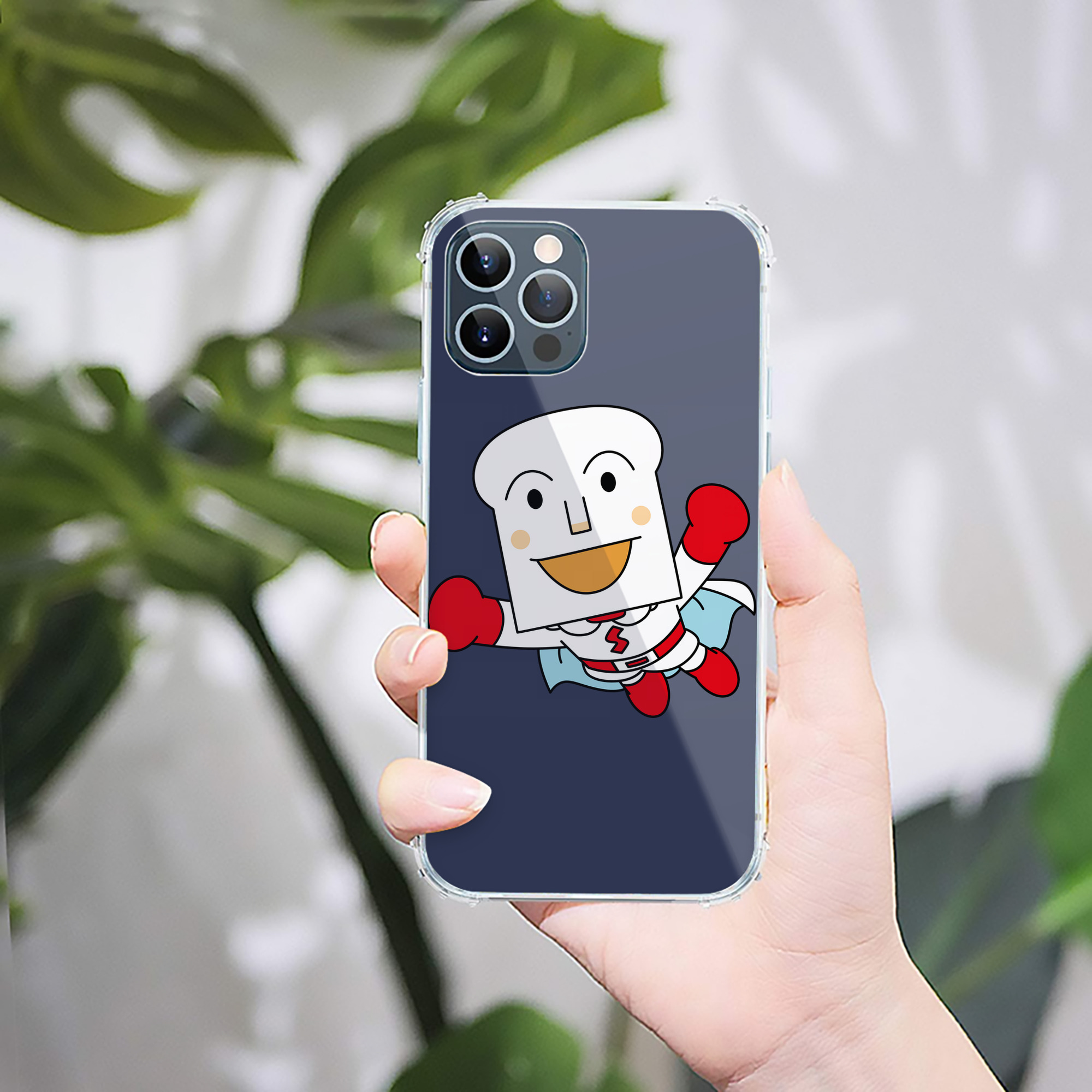 （画像用） アンパンマン Anpanman 【iPhone 12シリーズ対応】透明スマホケース（クリアソフトケース）